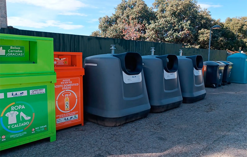 Valdemorillo | Valdemorillo avanza en la mejora del servicio de recogida de residuos con la renovación de contenedores en todo el municipio