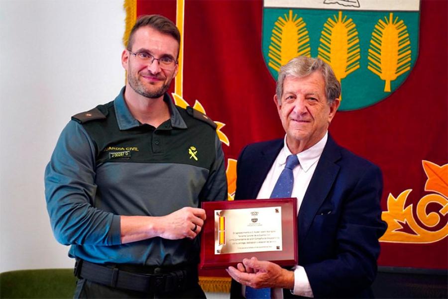 Villanueva de la Cañada | Homenaje al comandante de la 6.ª compañía de Majadahonda, Rubén Valero