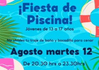 Moralzarzal | Fiesta en la Piscina Municipal de Moralzarzal, por el Dia Internacional de la Juventud